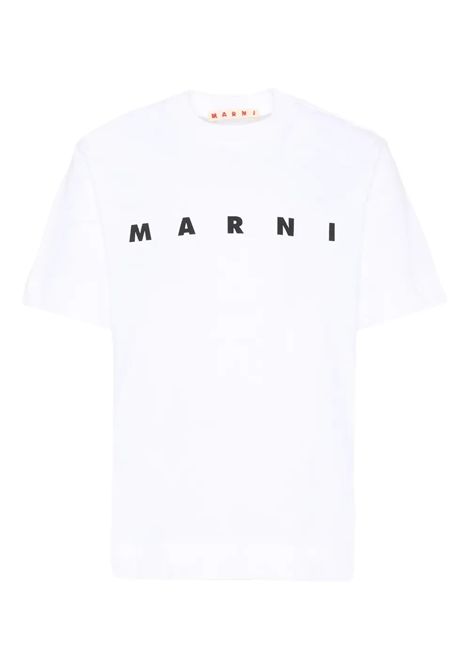 T-shirt con logo MARNI KIDS | M002MV M00RF0M100